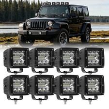 3 LED Cube Work Light Bar White Driving Fog S...