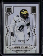 2025 Panini Donruss Elite Josaiah Stewart #197 Rookies 84/999 RC Rams