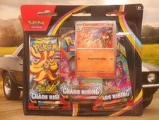 Pokemon TCG ME04 Chaos Rising 3 Pack Blister Charmeleon Sealed New FREE SHIP