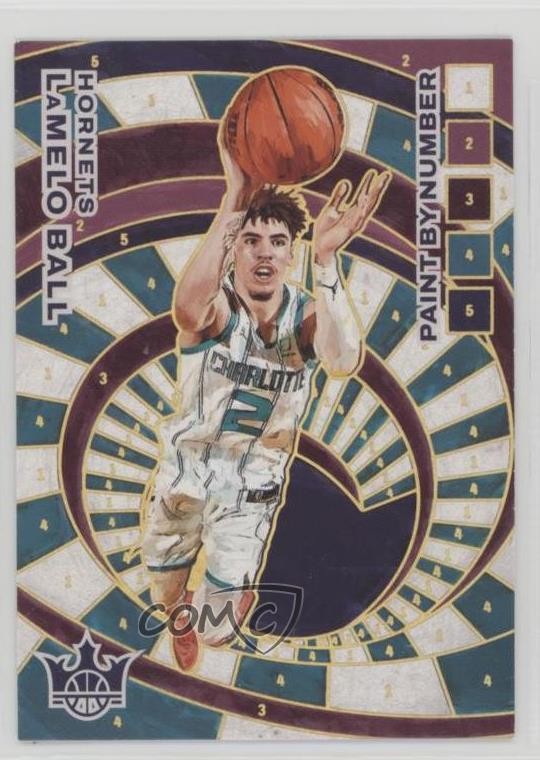 2022-23 Panini Court Kings Paint by Number LaMelo Ball #5 1c3k