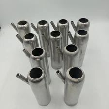 DeLaval STAINLESS STEEL SHELLS FOR INFLATIONS ON SURGE MILKER BUCKET Lot of 11
