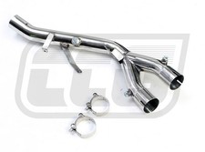 Performance Race Exhaust Muffler Y Mid Link Pipe For 15-25 Yamaha Yzf R1 R1m R1s