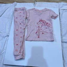 Carter's Toddler Girl 4-Piece Unicorn  Heart Pajama Set Size 3T