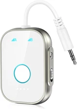 Bluetooth Transmitter Receiver, 2-In1 Wireless Adapter for Airplane, Bluetooth 5