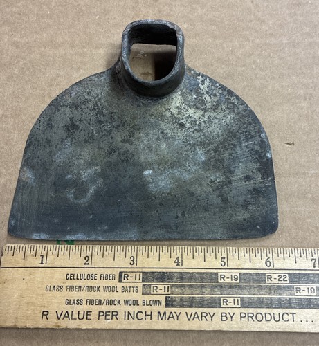 Vtg Grub Hoe Head 6” X 5” Wide Blade