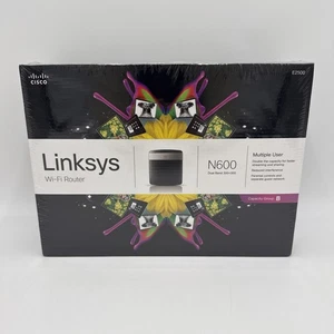 Linksys N600, Dual Band WiFi Router - New Factory Sealed