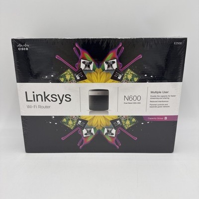 Linksys N600, Dual Band WiFi Router - New Factory Sealed