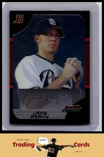 Jake Peavy 2005 Bowman Chrome #34 San Diego Padres Baseball Card EX/NM+