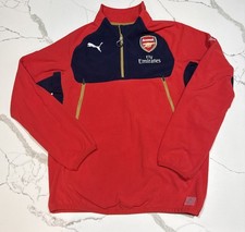 ARSENAL 2015/2016 TRAINING FLEECE FOOTBALL SOCCER SWEATSHIRT PUMA MEN'S S TOP