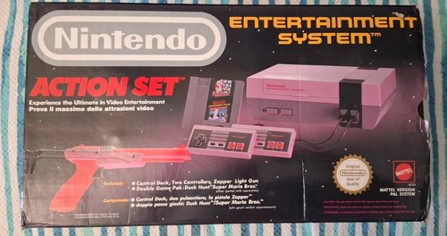 Mattel SCATOLA BOX - Nintendo NES Edizione ACTION SET - da collezione - RARA