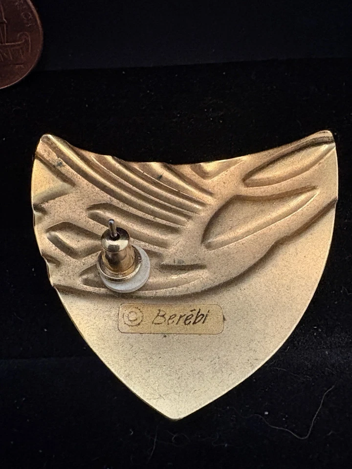 Vintage Berebi Enameled Earrings - Image 2 of 3