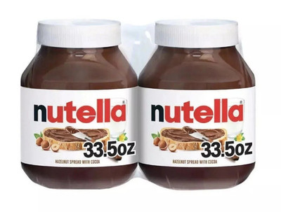 Nutella Hazelnut Spread with Cocoa Set of 2 ( 2 x 33.5 oz )