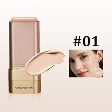 Stick Foundation Balm   Serum-Infused Skin Tint, Smooth High-Coverage, Travel-US