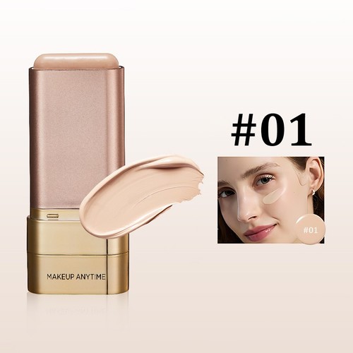 Stick Foundation Balm – Serum-Infused Skin Tint, Smooth High-Coverage, Travel-US