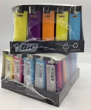 BIC Classic Electronic Series Lighters Asst Colors 6 Cases Of 50 (300 Total)