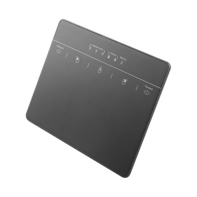 Wired & Wireless Metal Touchpad for PC Computer & Laptop, Rechargeable Black 