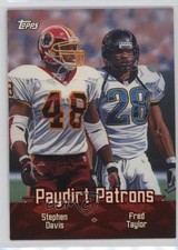 2000 Topps Combos Paydirt Patrons ( ) Stephen Davis Fred Taylor #TC7 1ai1