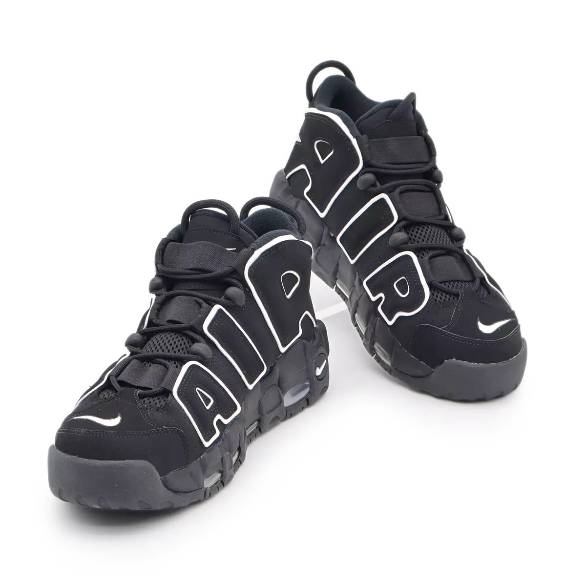 414962-002 Nike Air More Uptempo Black White (Men's) | eBay