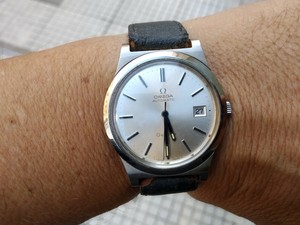 Omega Genève Ref.166.0168 steel vintage wristwatch, circa 1973 - Black  Bough | Ludlow