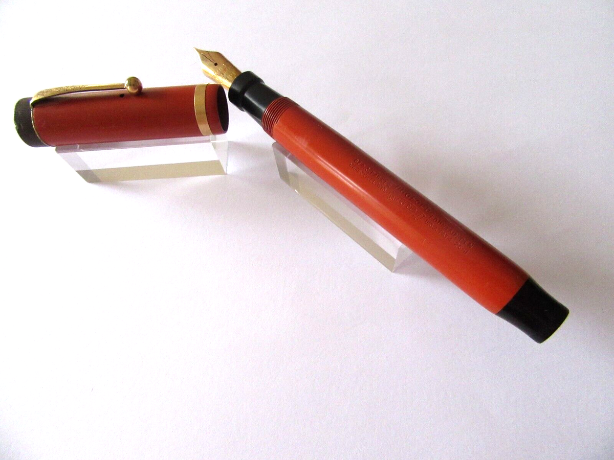 Mythical Parker Duofold Flat Top 1920'S Big Red Collection 139Mm