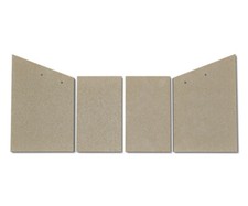 Feuerraumauskleidung B für Caminos Prestige 2.0 Kaminofen Ersatzteile Brennraum