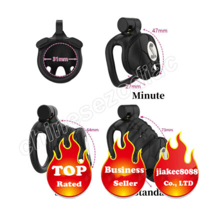 Newest Male Chastity Restrain Abstinence Cage Device Lock Chastity Cage
