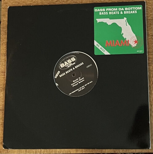 Mr. Mixx - BASS FROM DA BOTTOM - Bass Beats & Breaks Vinyl PROMO NM MIAMI