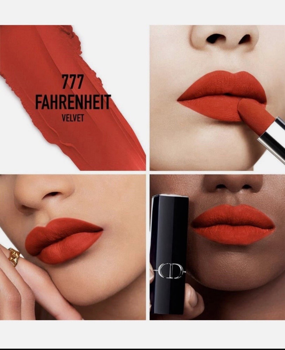 Dior rouge Lipstick 777 fahrenheit velvet | eBay