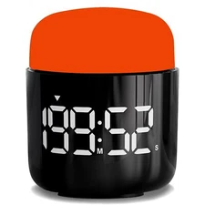 Visual Digital Timer, Large LED Display, Silent & Loud Alarm, 199 Minute Coun...