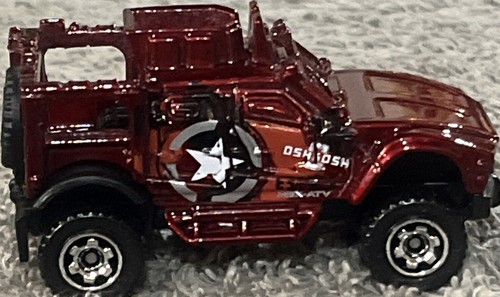 Matchbox Oshkosh M-ATV Borgoña, suelto - Imagen 3 de 5