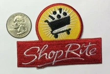 Shop Rite patch shoprite Supermarket shoprite patch fully embroidered 3.25" wide