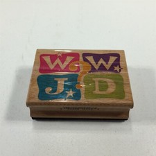 Stampcraft WWJD Theme Rubber Stamp 440H13