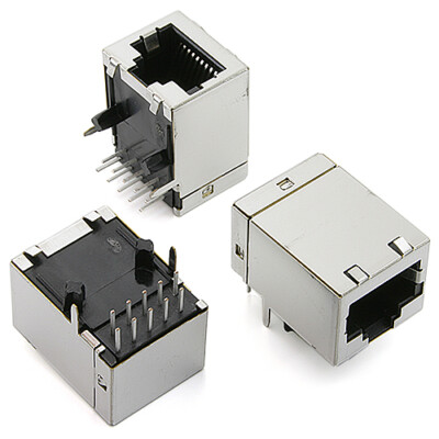 [10pcs] 5558070-1 RJ-45 Telecom Socket THT
