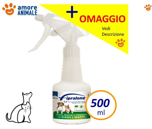 Fipralone Spray 100 / 250 / 500 ml x CANI e GATTI Antiparassitario = Frontline - Foto 4 di 4