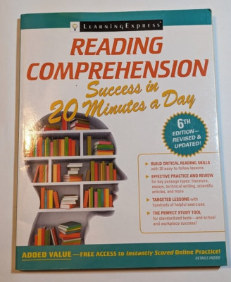 Reading Comprehension Success in 20 Minutes a Day by Learning Express