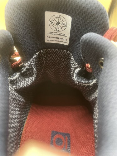 Botas de Senderismo Talla 7 Oboz Mujer Sypes Cuero Medio B-Dry WP PIZARRA Reg. Nuevo en caja - Imagen 8 de 9