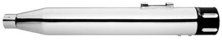 Eagle 4in. Slip-On Exhaust Chrome Blk Tip Harley Electra Glide 17-22 - Picture 2 of 6