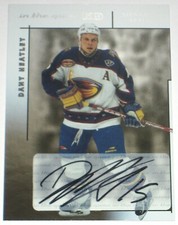 2003-04 IN THE GAME USED SIGNATURE SERIES DANY HEATLEY AUTOGRAPH CARD