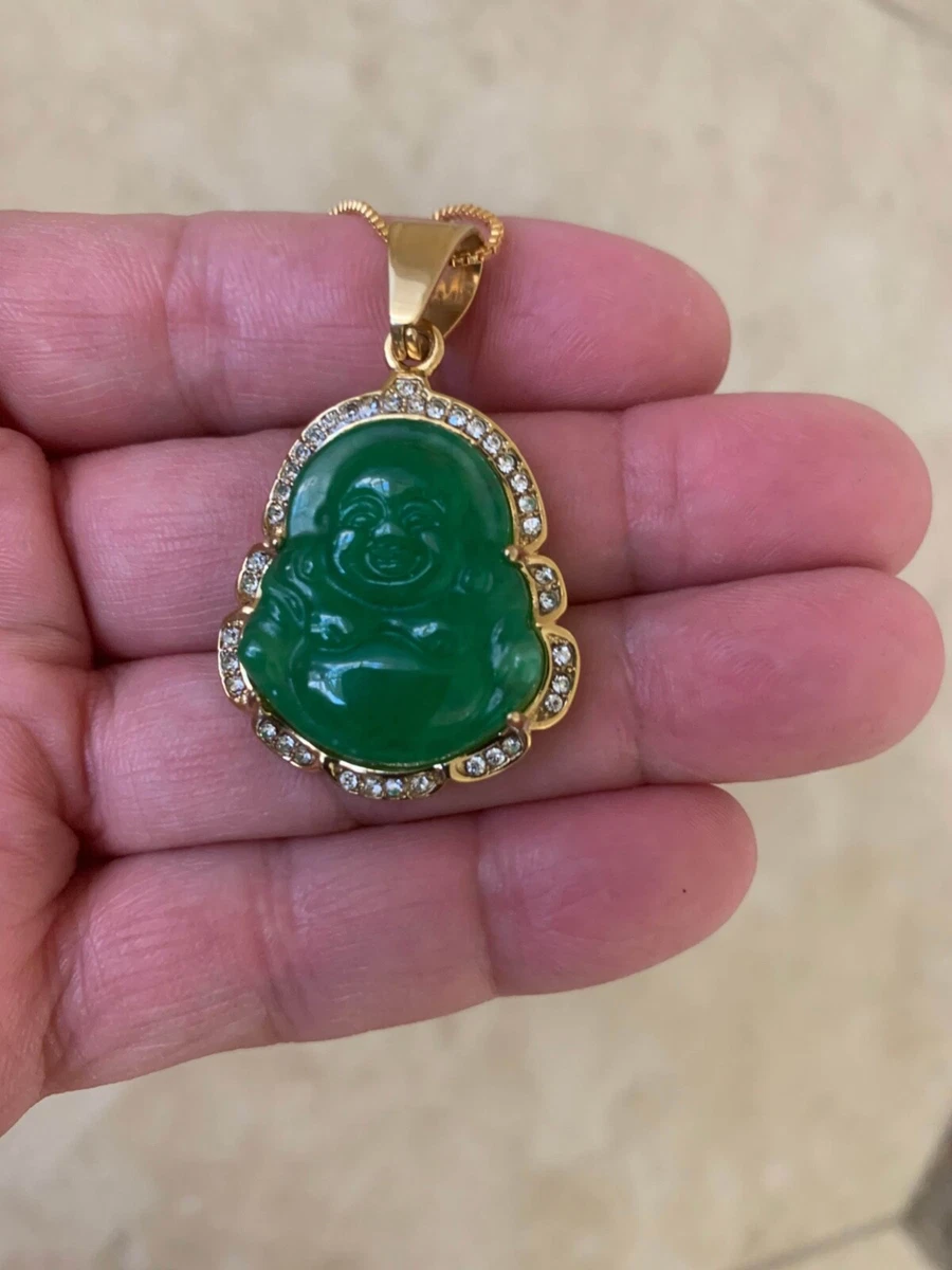 Gold plated hotsell buddha pendant