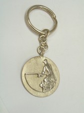 925 Silver FISHERMAN KEYCHAIN - Breeze - Fishing - Spinning - English