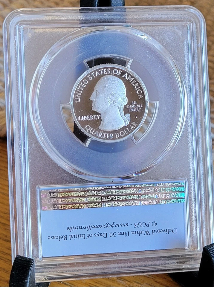 2018-S Silver Cumberland Island Quarter - PCGS PR69DCAM - Image 2 of 2