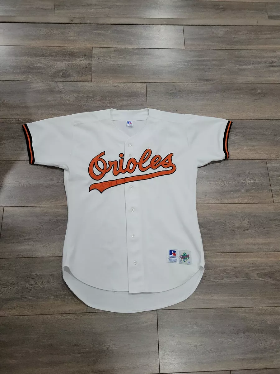 AUTHENTIC VINTAGE BALTIMORE ORIOLES WHITE JERSEY RUSSELL 48