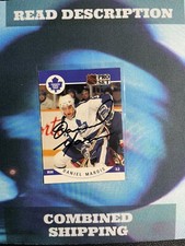1990-91 Pro Set #284 Daniel Marois - Maple Leafs 🔥Autographed