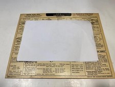 1933 Buick Eight Series 33-80 Standard High Compression Aea Tune Up System Card 1933 Buick Eight Series 33-80 Standard High Compression Aea Tune Up System Card