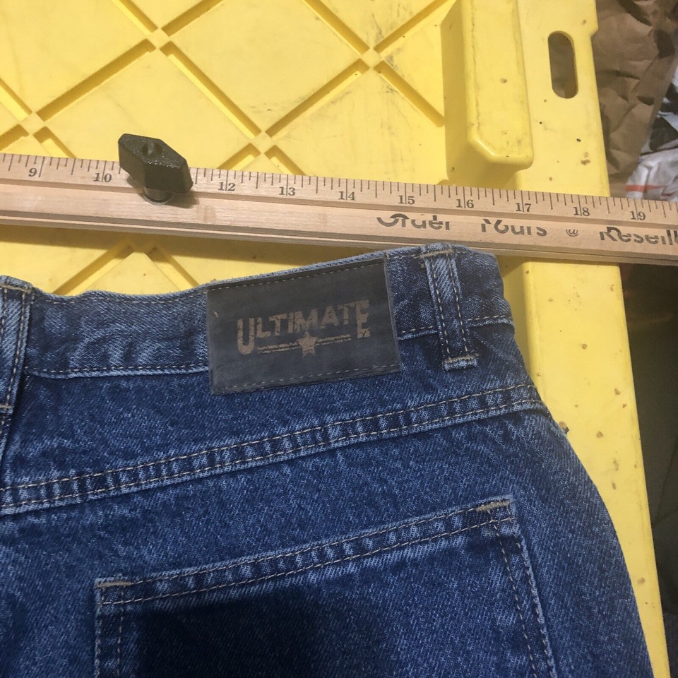 Key Denim Painter Pants, Men's W30 (approx.) unclear blue type Vintage Second Hand