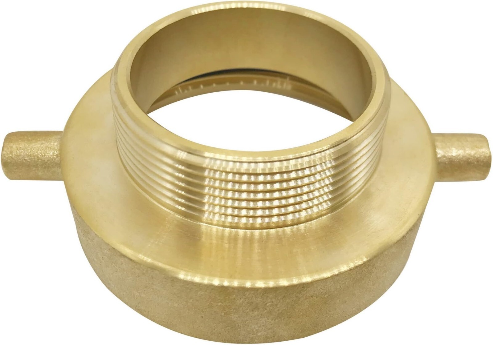 2-1/2" Female NH/NST to 2" Male NPT Brass Swivel Adapter