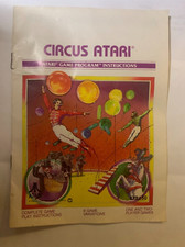 Circus Atari CX2630 Atari 2600 Game Program Instruction Manual Booklet 1980 