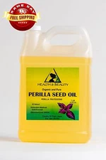 PERILLA SEED OIL ORGANIC CARRIER COLD PRESSED PREMIUM FRESH 100% PURE 7 LB