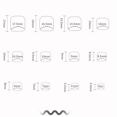 Stylish Short Toe Press-On False Nail Soild Color Glossy Sommer Pedicure 24pcs - Picture 3 of 7