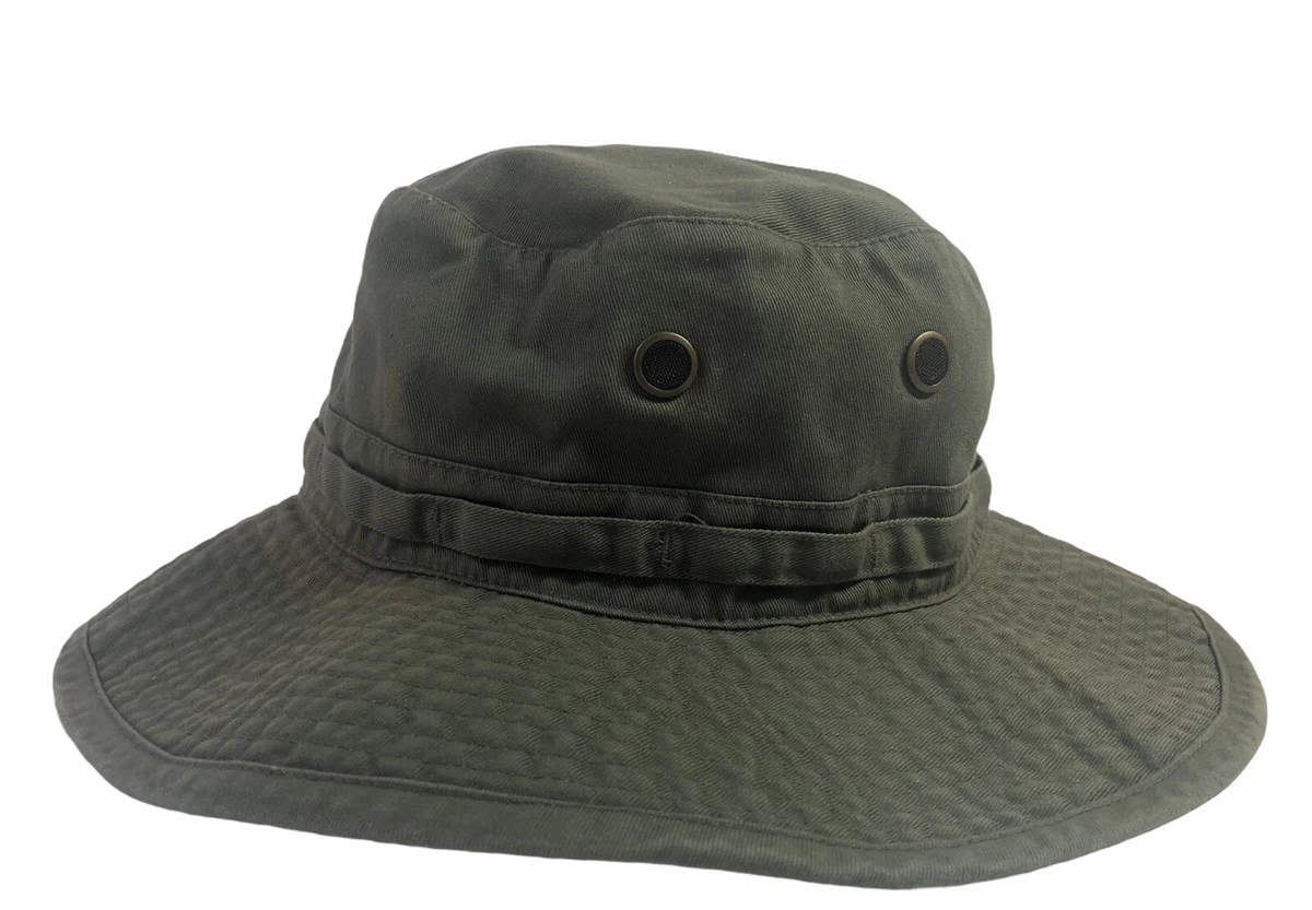 Cabelas Army/Military Green Fishing Hunting Bucket Boonie Hat Cap 957167 M/M